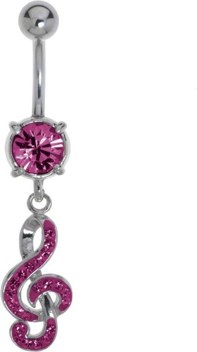 Immagine prodotto Bijouteria Piercing ventre (Acciaio chirurgico 316L, Ottone rodiato in ottone rodiato, Vetro (di orologio))