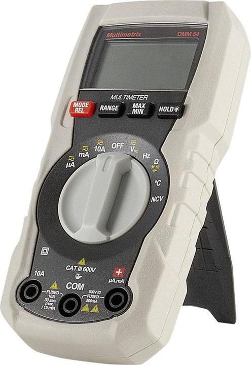 Produktbild Multimetrix DMM 54 Hand-Multimeter digital CAT III 600V Anzeige (Counts): 4000 (CAT III 600V)