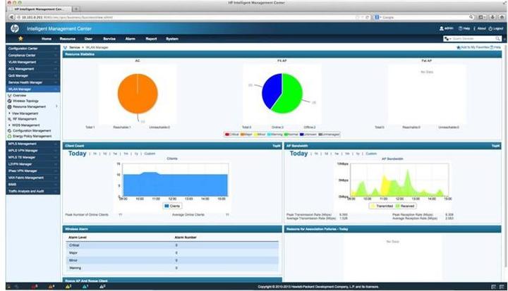Produktbild HPE E N IMC Wireless Service Manager, Software Module, Additional, 50 Access Points, E-LTU (50 Geräte)