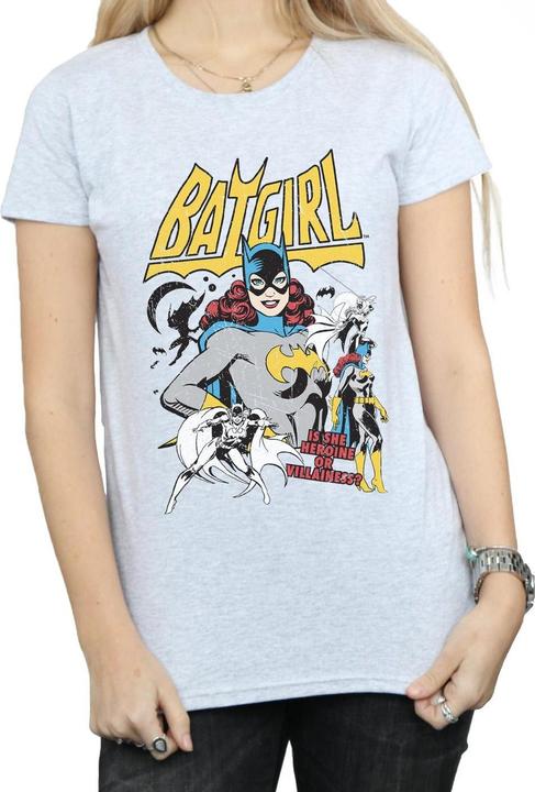Actual product image Womens/Ladies Heroine Or Villainess Batgirl Cotton T-Shirt (S)