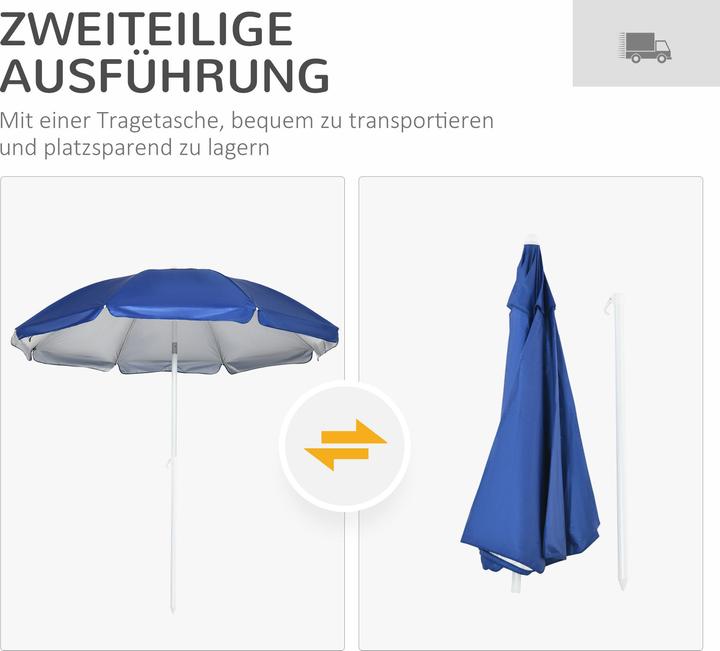 Produktbild Outsunny Strandschirm (1.91 m)
