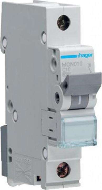 Hager LS-Schalter 1 polig 6kA C-10A 1M