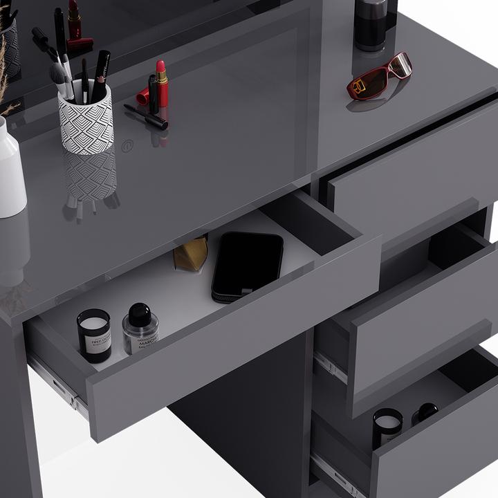 Produktbild Vicco Sherry mit Hocker und Beleuchtung (90 x 75 x 40 cm)