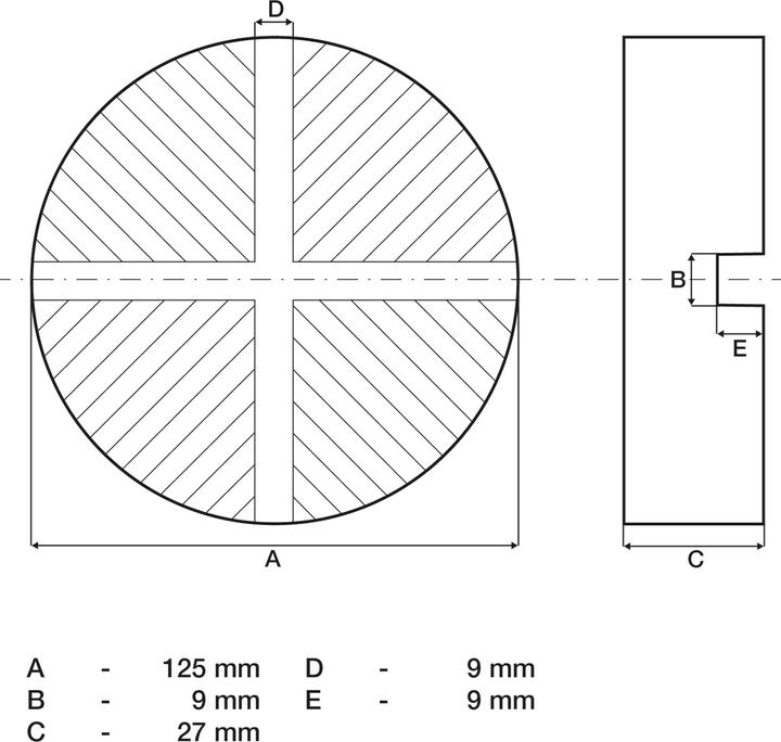 Produktbild BGS Gummiauflage | für Wagenheber | 125 x 27 mm