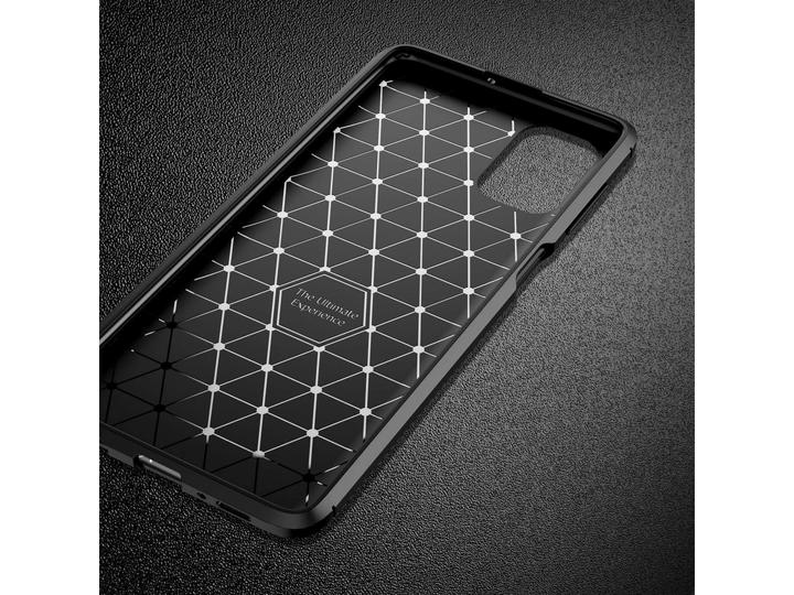 Actual product image Screenguard Samsung Galaxy M51 Cover Carbon Design TPU Case (Samsung Galaxy M51)