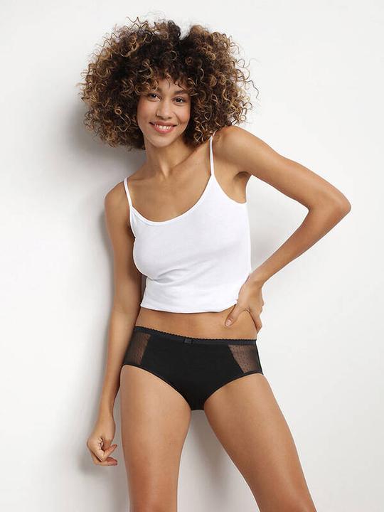 Immagine prodotto DIM Boxer in pizzo Strong nero con dettaglio in rete (S)