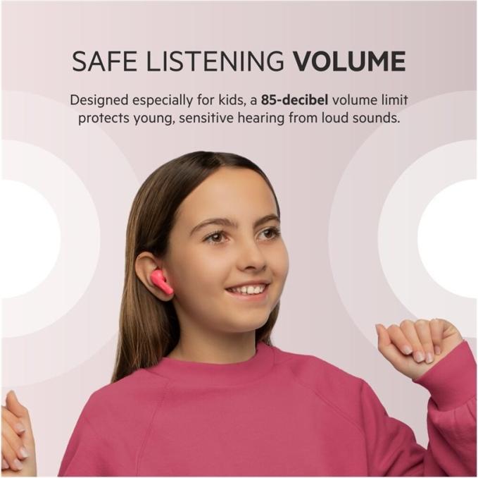 Produktbild Belkin SoundForm Nano Bluetooth In-Ear Kinder Kopfhörer, kabellos, 85 dB Begrenzung, True Wireless