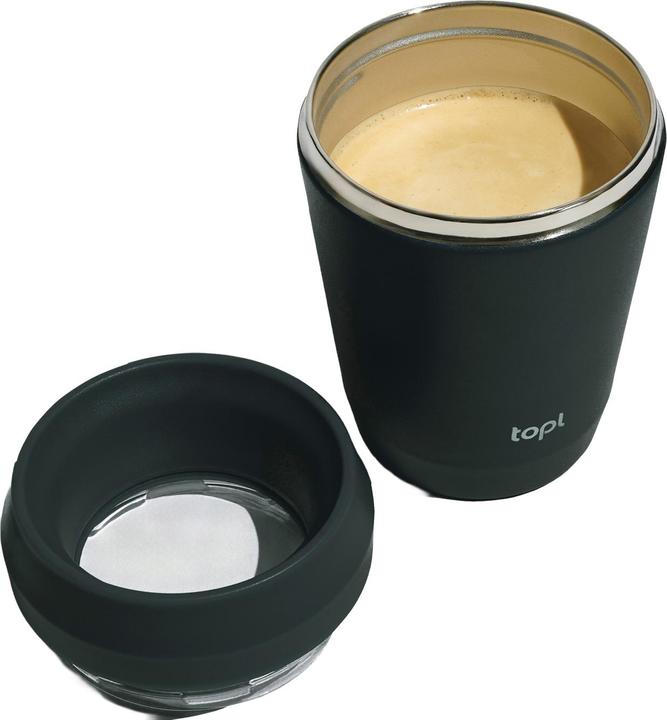 Produktbild Topl Trinkbecher To Go Patentierter 360° Deckel Edelstahl 235ml (0.24 l)