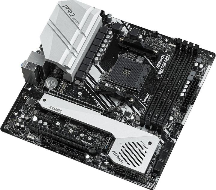 Actual product image AsRock X570M Pro4 (AM4, AMD X570, mATX)