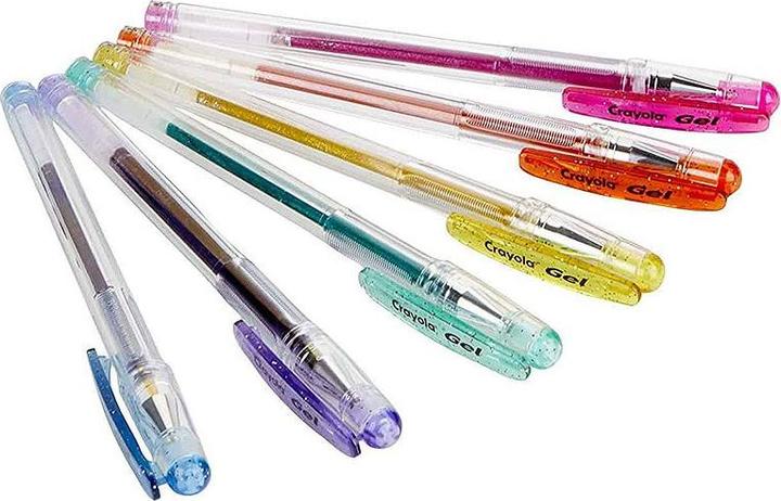Image du produit Crayola Stylos gel à paillettes (Multicolore, 6 x)