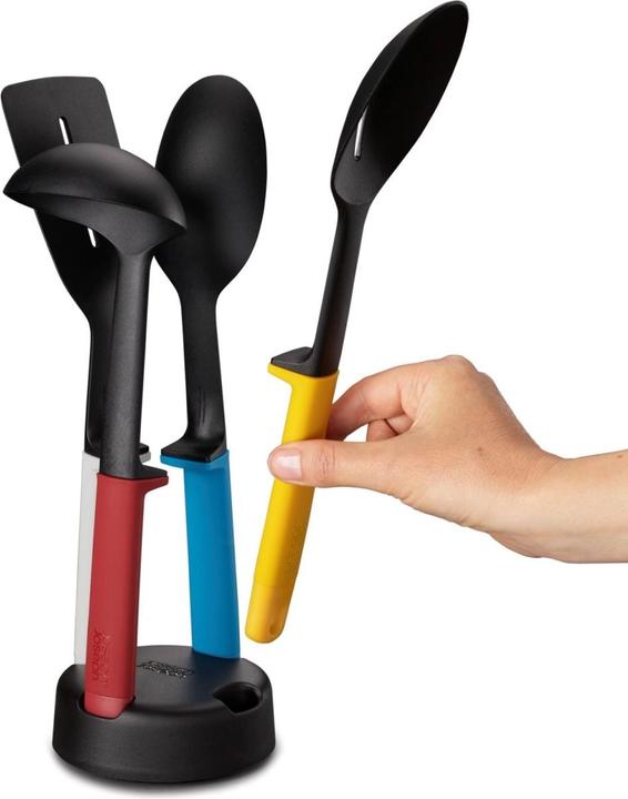 Actual product image Joseph Joseph Elevate Slim 4 Piece Cooking Cutlery Set with Storage St..