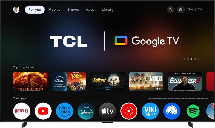 Produktbild TCL 98C6K (98", QLED, Mini-LED, 4K, 2025)