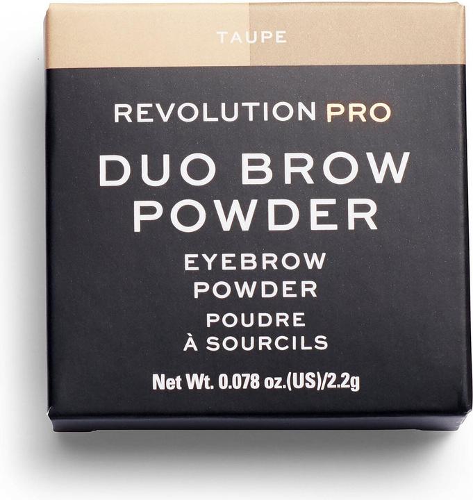 Makeup Revolution Revolution Pro Duo Augenbrauenpuder Dunkelbraun