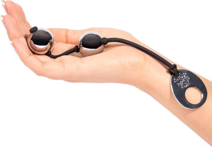 Actual product image Fifty Shades of Grey Inner Goddess Silver Pleasure Balls