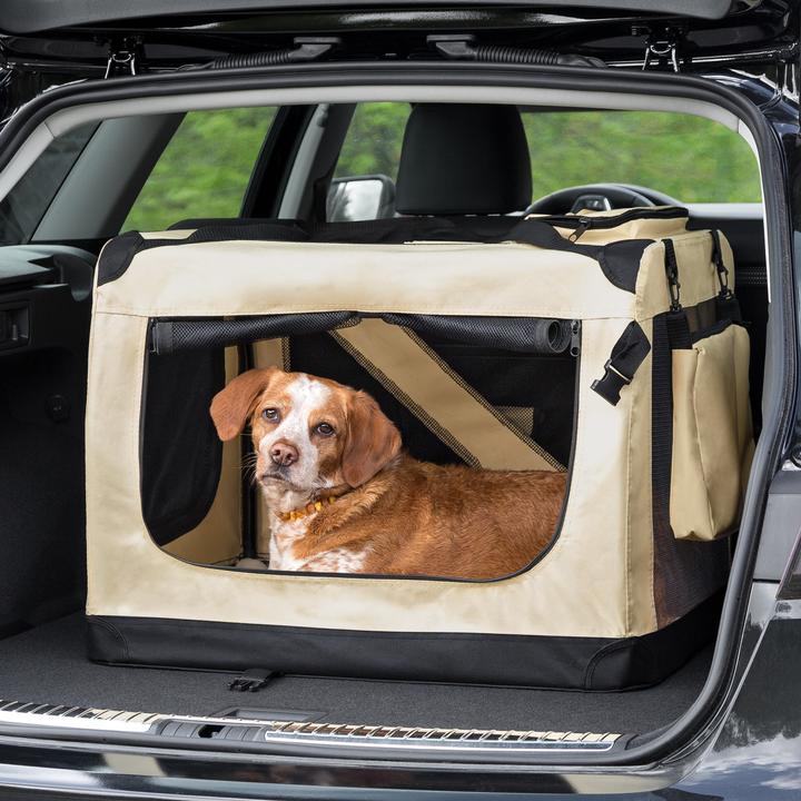Produktbild tectake Hundebox (Hund, Sicherheitsverschluss)