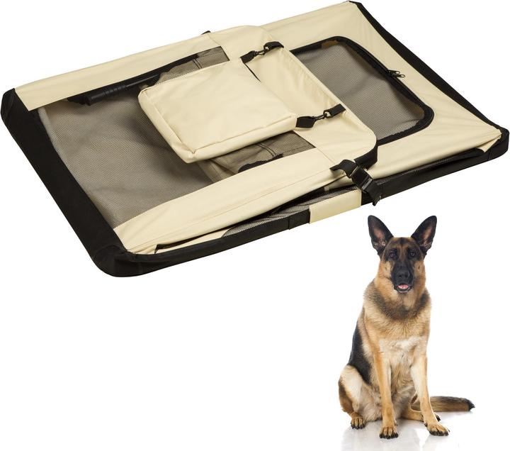 Produktbild tectake Hundebox (Hund, Sicherheitsverschluss)