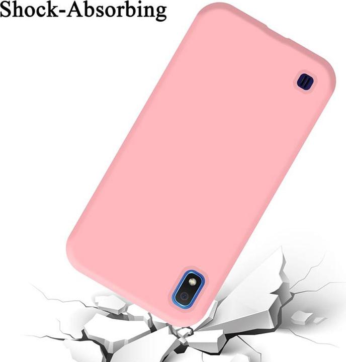 Actual product image Cadorabo TPU Liquid Silicone Case Cover (HTC One M10, Samsung Galaxy A10)