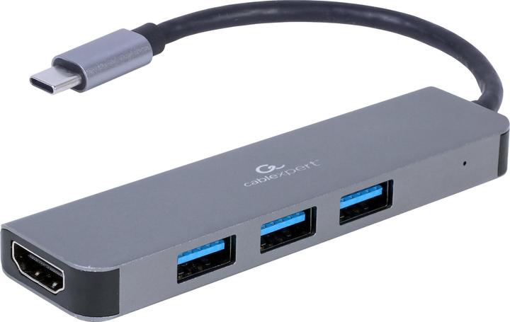 Produktbild Gembird A-CM-COMBO2-01 (USB-C, 4 Ports)