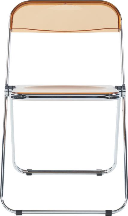 Produktbild En.Casa Klappstuhl Pornainen 4er Set Orange, transparent