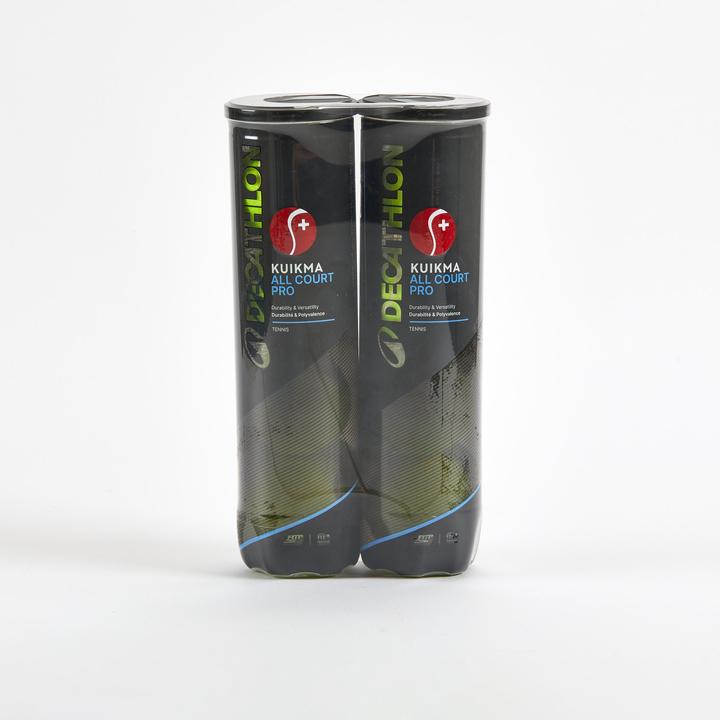 Artengo Versatile Tennis Ball All Court Pro Swiss 2 x 4-Packs