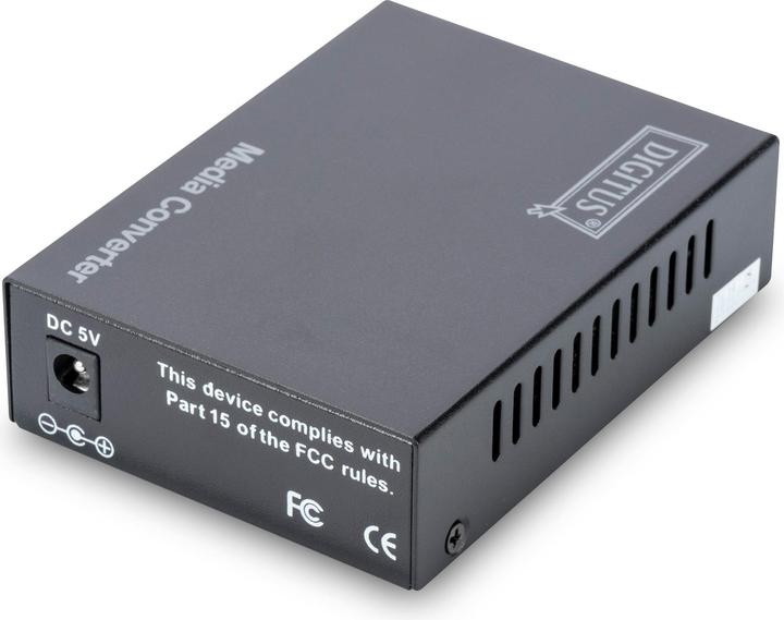 Image du produit Digitus Fast Ethernet Media Converter SC 10/100Base-TX to 100Base-FX convertit le fil en fibre...
