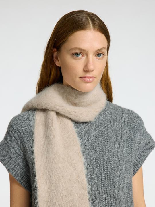 Image du produit Selected Femme Écharpe en tricot côtelé