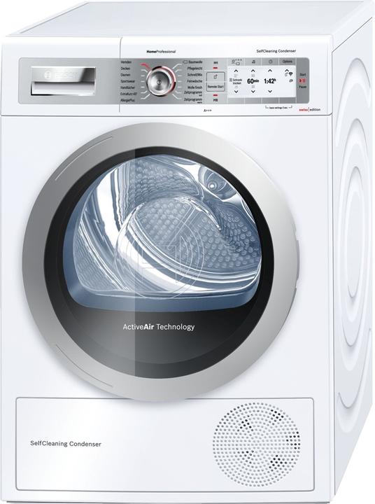 Bosch Hausgeräte Wtyh7740ch (8 kg, Droite, Fiche CH)