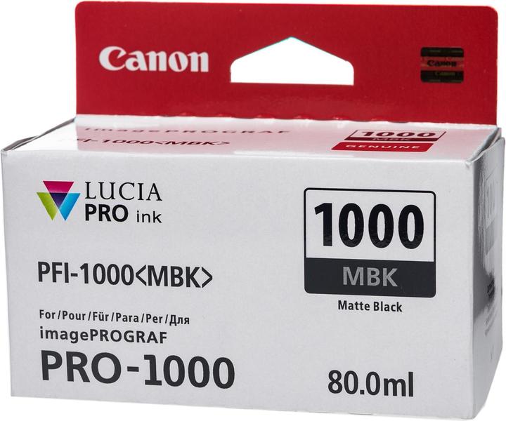 Actual product image Canon Pfi-1000mbk (MBK)