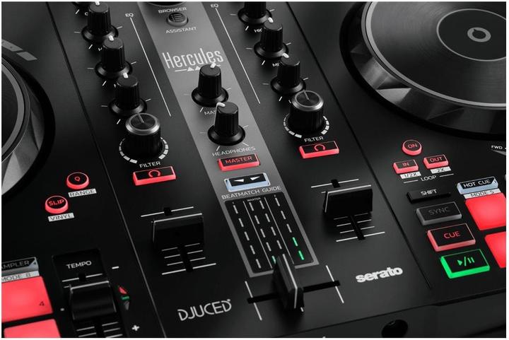Actual product image Hercules Mixer control DJ Essentials Kit retail