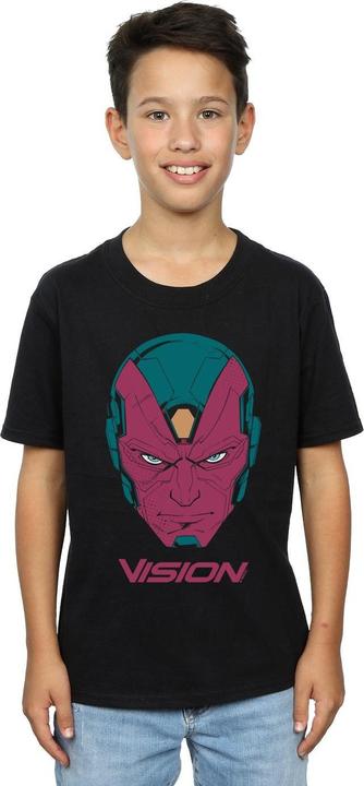 Actual product image Boys Avengers Vision Head T-Shirt (140, 146)