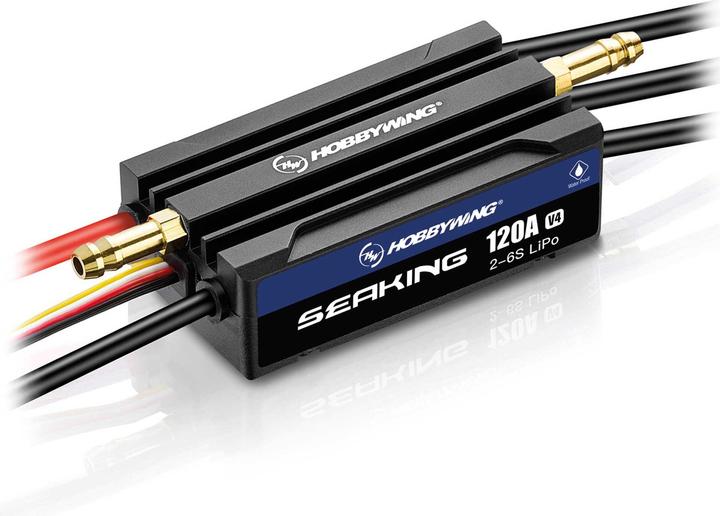 Image du produit Hobbywing Seaking 120A Bootsregler V4 2-6s LiPo