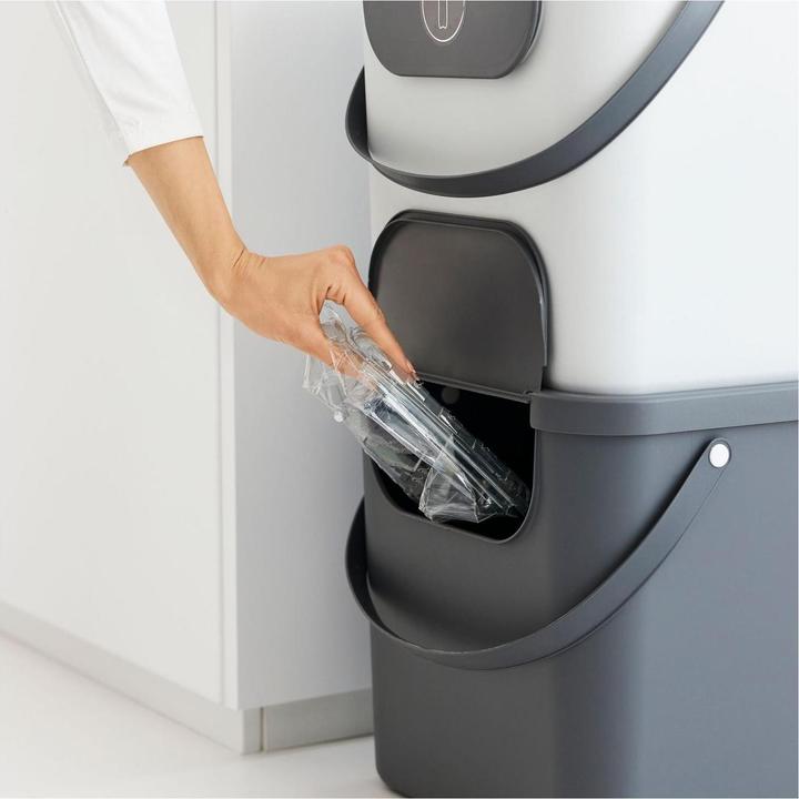 Actual product image Rotho Albula recycling bin 40 l, anthracite (40 l)