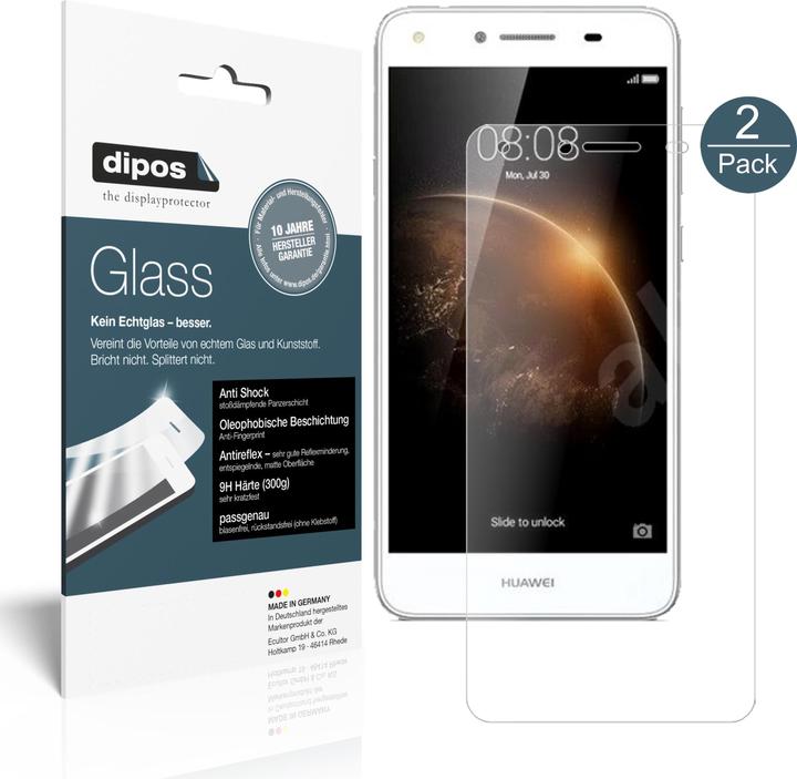 Actual product image Dipos Screen Protector Anti-Shock (1 Piece, Huawei Y6 II Compact)