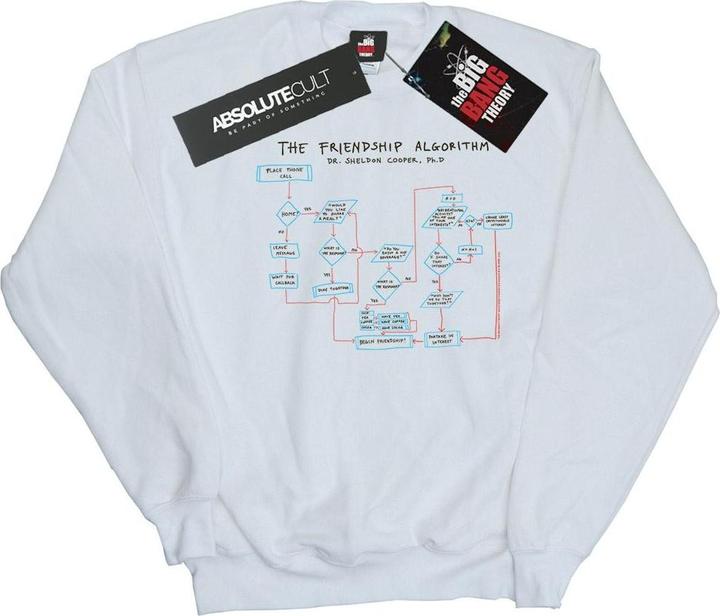 Dam Friendship Algorithm Sweatshirt aus Baumwolle