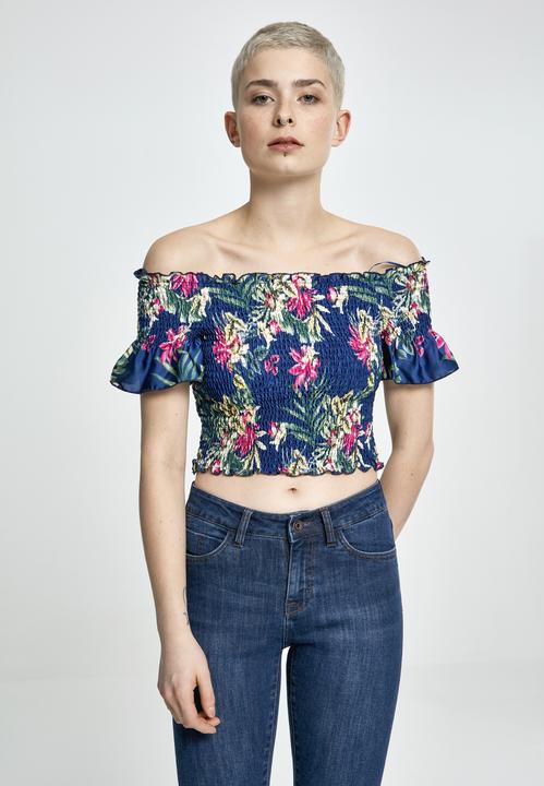 Immagine prodotto Urban Classics Maglietta da donna AOP Smoke (XL)