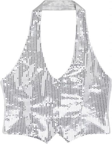 Produktbild Widmann PAILLETTENWESTE SILBER für Damen, XL (XL)
