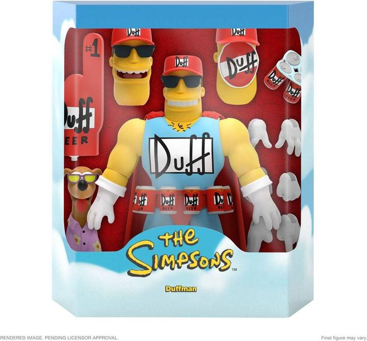 Produktbild Super7 Les Simpson figurine Ultimates Duffman 18 cm