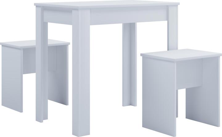 Produktbild VCM Essgruppe Tisch Hocker Esal L (80 x 80 x 75 cm)