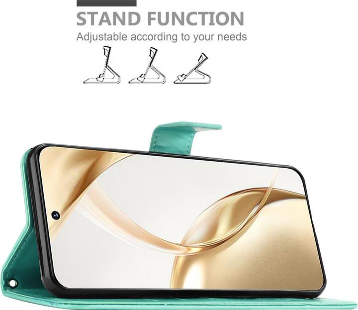 Produktbild Cadorabo Hülle für Honor 200 mit Blumen Muster (Honor 200 Pro)
