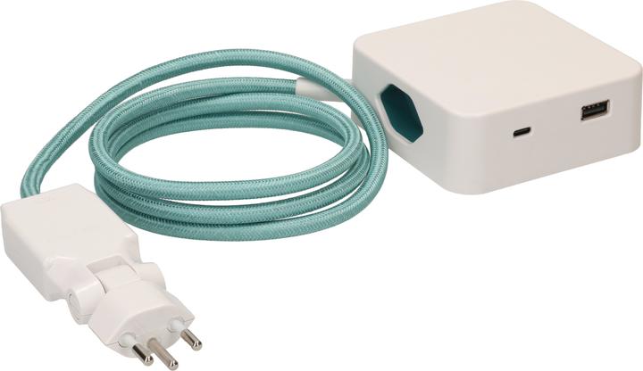 Image du produit Max Hauri maxTEX Cube (3 x, USB-A, USB-C, Type 13, 2 m)