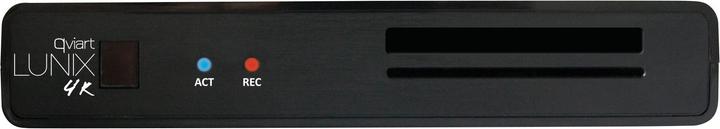 Actual product image Qviart Lunix 4K UHD E2 Linux Combo Receiver DVB-S2X DVB-C /T/T2 black