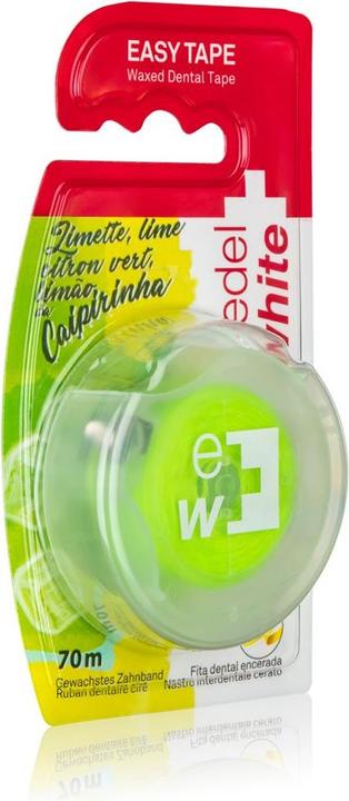 Edel + White Easy Tape gewachste Zahnseide Caipirinha (70 m)