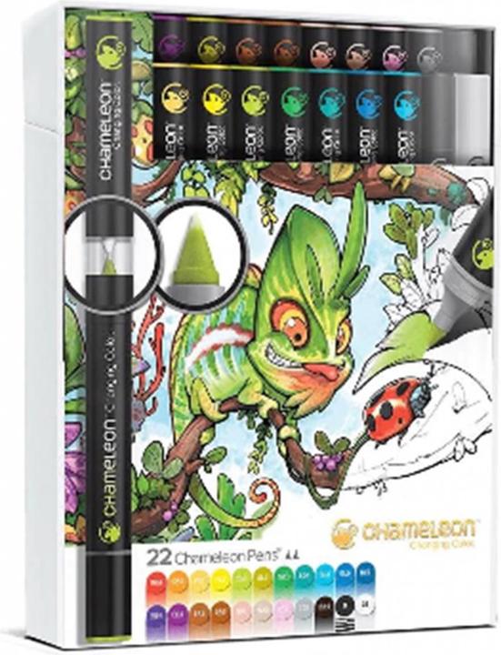Chameleon Brushpens (Multicoloured, 22 x)