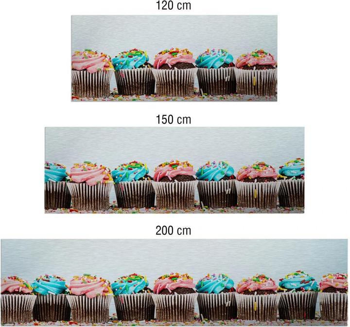 Produktbild Trenddeko Silber - Party Cupcakes (60 x 200 cm)