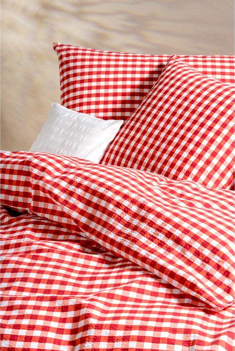 Immagine prodotto Night Fashion Controlla il rosso/bianco (Copricuscino, 50x70 cm)