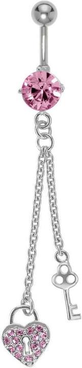 Produktbild Bijouteria Bauchpiercing (Messing, Chirurgenstahl, Kristall)