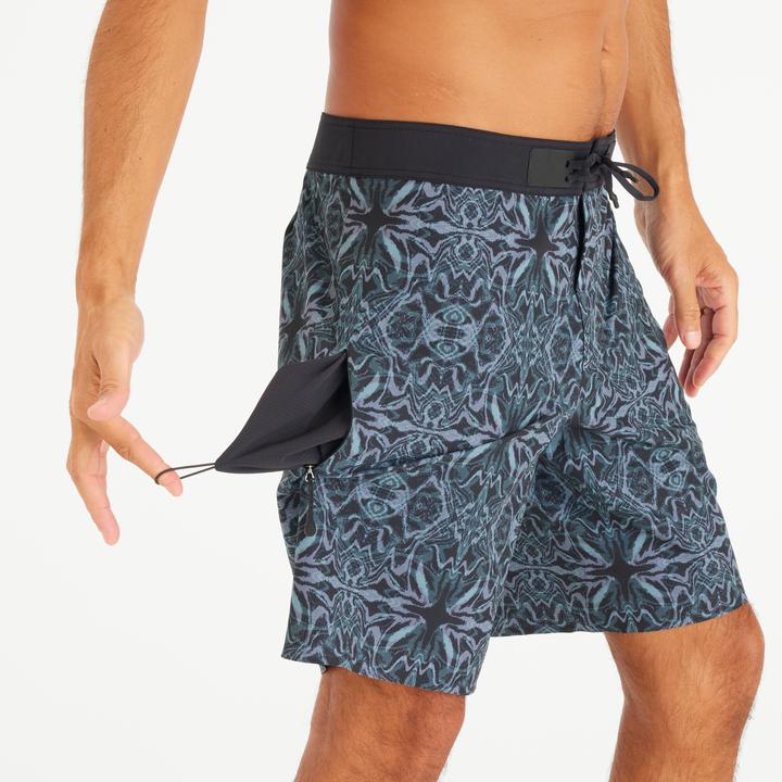 Image du produit Olaian Boardshort surf 900 Long 19" Homme - FB Itzblack Noir (46)