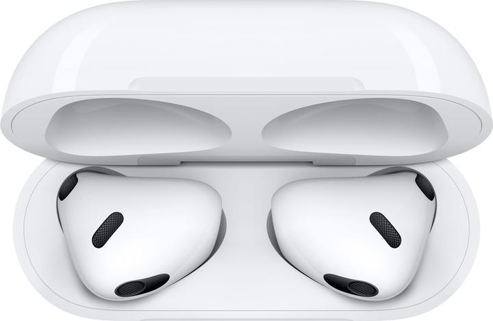 Image du produit Apple AirPods (3rd Gen.) Lightning Case (pas de réduction du bruit, 6 h, Sans fil)