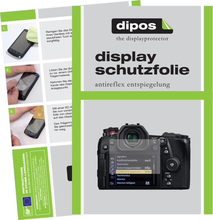 Dipos Displayschutzfolie Antireflex (Displayschutz, Lumix G9)