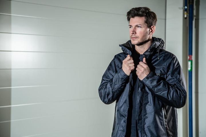 Image du produit Projob Veste de pluie imperméable au vent et à l'eau avec éléments contrastés